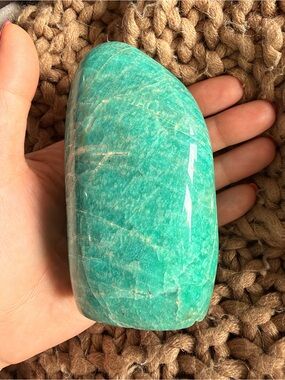 ✨ STUNNING HIGH-QUALITY POLISHED AMAZONITE FREEFORM STATEMENT PIECE ✨